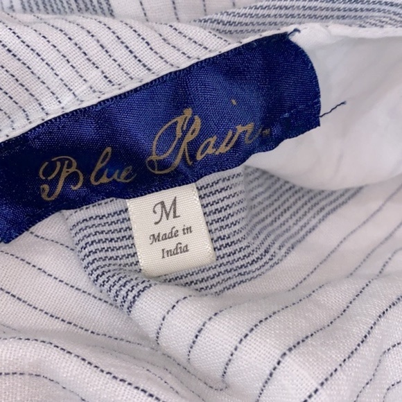 Blue Rain striped romper size small - Picture 3 of 6